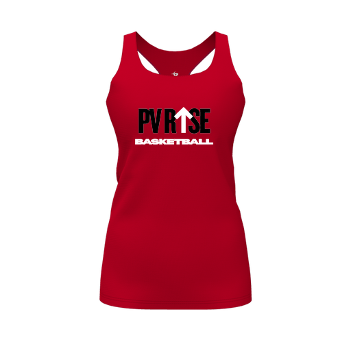 [FT0TRBRD-FYS-LOGO2] Decker Racerback Tank Top (Female Youth S, Red, Logo 2)