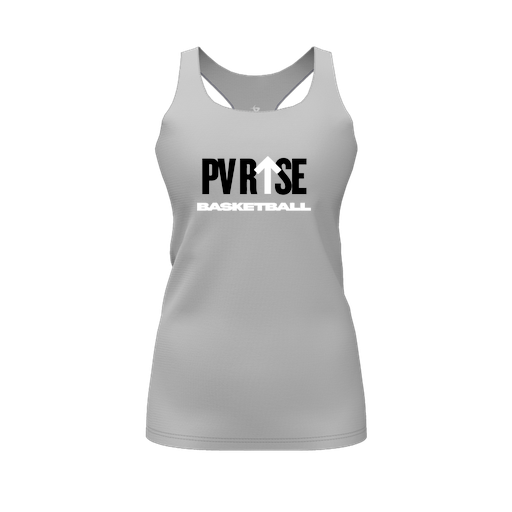 [FT0TRBGY-FYS-LOGO2] Decker Racerback Tank Top (Female Youth S, Gray, Logo 2)