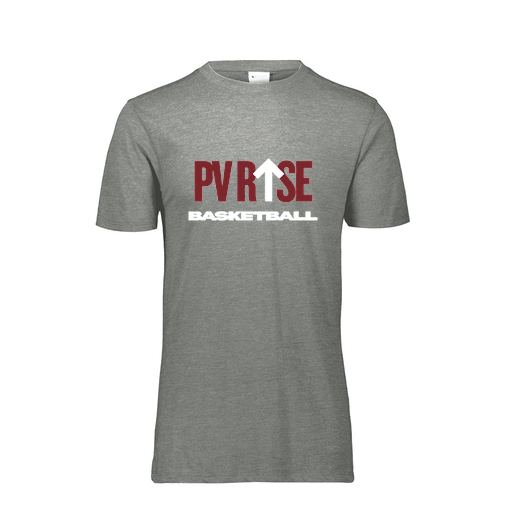 [FTSCUBGY-YS-LOGO3] Decker Youth Tri-Blend T-Shirt - Short Sleeve (Youth S, Gray, Logo 3)