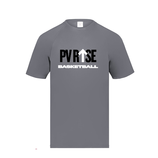 [2791.059.S-LOGO2] Youth Smooth Sport T-Shirt (Youth S, Gray, Logo 2)