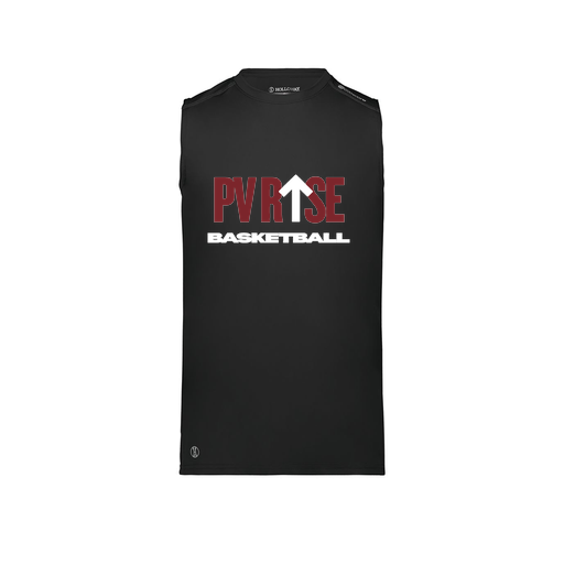 [222593.080.S-LOGO3] Men's CoolDry TankTop (Adult S, Black, Logo 3)